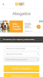 Mobile Screenshot of abogadostop10.com